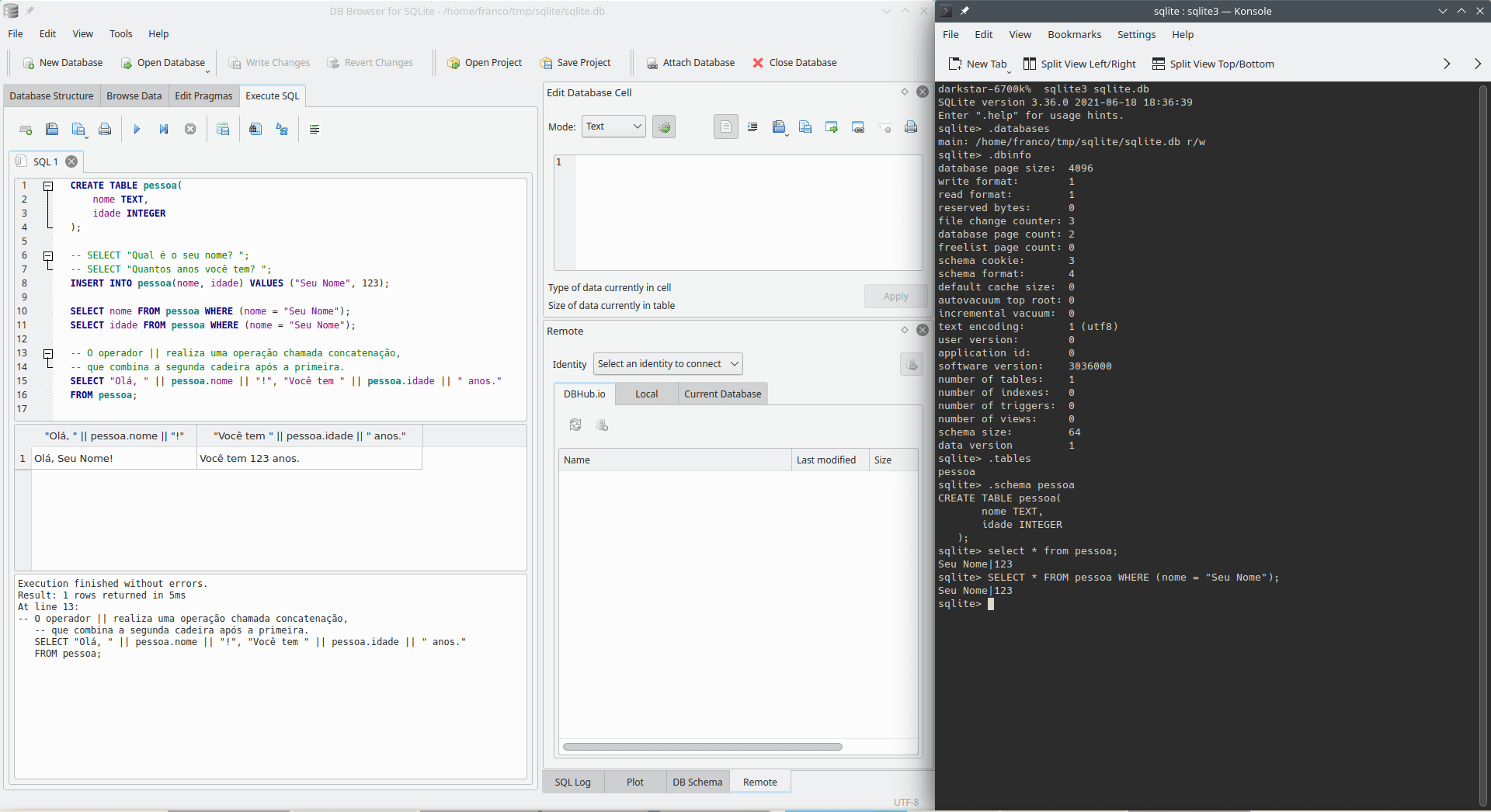 Development Environments: SQL Programming Setup with SQLite · Franco Garcia